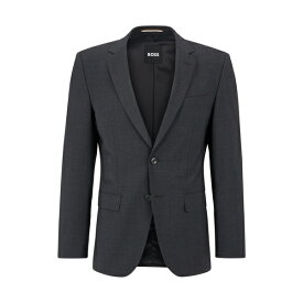 【送料無料】 ボス メンズ ジャケット＆ブルゾン アウター Suit Jacket Grey 028