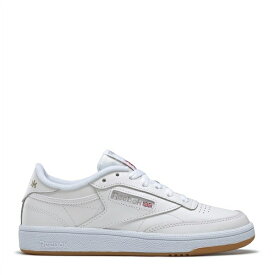 【送料無料】 リーボック レディース スニーカー シューズ Club C Trainers Ladies White/Gum