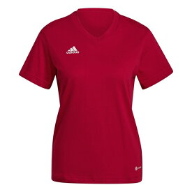 【送料無料】 アディダス レディース Tシャツ トップス ENT22 T Shirt Womens Power Red