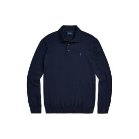 【送料無料】 ラルフローレン メンズ ポロシャツ トップス Polo Ralph Lauren Placket Polo Shirt Mens Hunter Navy