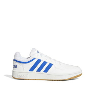 【送料無料】 アディダス メンズ スニーカー シューズ Hoops 3.0 Mens Trainers White/Blue/Gum