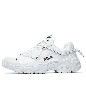 FILA �t�B�� �����Y �X�j�[�J�[ �yFILA CAT Running Shoes White Korean Version Unisex 1JM01248D_100�z �T�C�Y US_6.5(24.5cm)