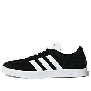 adidas �A�f�B�_�X �����Y �X�j�[�J�[ �yadidas VL Court 2.0 'Black' DA9853�z �T�C�Y US_5.5(23.5cm)