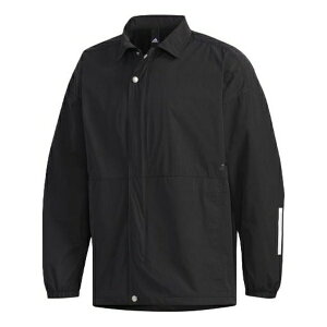 adidas AfB_X Y Xj[J[ yadidas M S2s Coach Jk Back Printing Sports Stand Collar Jacket Black ED1928z TCY US_M_L