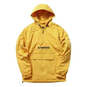 Vans oY Y Xj[J[ yMen's Vans Casual Printing Zipper Hooded Jacket Yellow VN0A4MLB50Xz TCY US_M_M