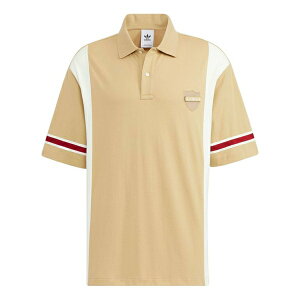adidas アディダス メンズ スニーカー 【adidas originals Modern Collegiate Short Sleeve Polo Shirt 'Beige Tone' HS2012】 サイズ US_M_M
