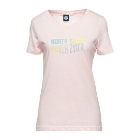 【送料無料】 ノースセール レディース Tシャツ トップス T-shirts Light pink