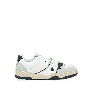 【送料無料】 ディースクエアード メンズ スニーカー シューズ Sneakers White