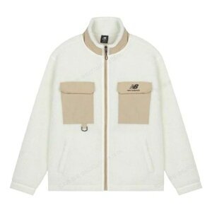New Balance j[oX Y Xj[J[ yNew Balance logo Sportswear Cotton Coat 'White Beige' AMJ23358-CICz TCY US_M_L