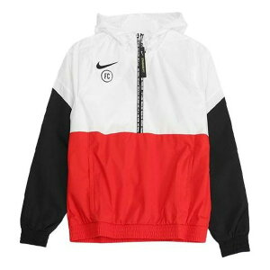 Nike iCL Y Xj[J[ yNike hooded Half Zipper Splicing Pullover Sports Jacket Multicolor CD0559-100z TCY US_M_L