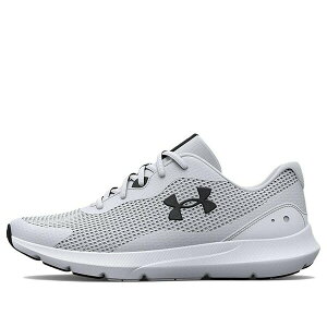 Under Armour A_[A[}[ Y Xj[J[ yUnder Armour Surge 3 'White Black' 3024883-100z TCY US_12(30.0cm)