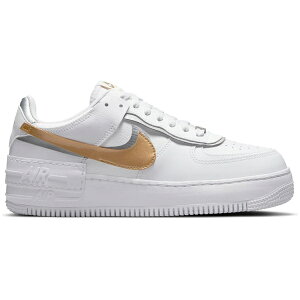 Nike iCL fB[X Xj[J[ yNike Air Force 1 Low Shadow White Gold (Women's)z TCY US_W_11.5 White/Metallic Gold/Metallic Silver