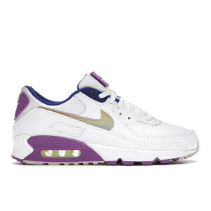 Nike iCL fB[X Xj[J[ yNike Air Max 90 Easter (2020) (Women's)z TCY US_7(24.0cm) White/Multi-Color-Purple Nebula