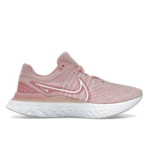 Nike �i�C�L ���f�B�[�X �X�j�[�J�[ �yNike React Infinity Run Flyknit 3 Pink Glaze (Women's)�z �T�C�Y US_7.5(24.5cm) Pink Glaze/White-Pink Foam-Photon Dust