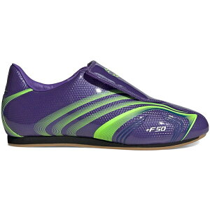 adidas �A�f�B�_�X ���f�B�[�X �X�j�[�J�[ �yadidas F50 Taekwondo Purple Rush Lucid Lemon (Women's)�z �T�C�Y US_7(24.0cm) Purple Rush/Lucid Lemon/Royal Blue