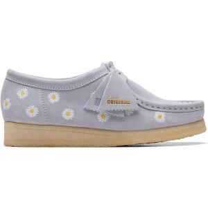 Clarks N[NX fB[X Xj[J[ yClarks Originals Wallabee Cloud Grey Daisy Embroidery (Women's)z TCY US_6.5(23.5cm) Cloud Grey