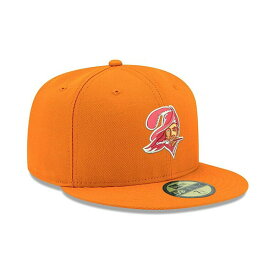 ニューエラ レディース 帽子 アクセサリー Men's Orange Tampa Bay Buccaneers Omaha Throwback 59FIFTY Fitted Hat Orange