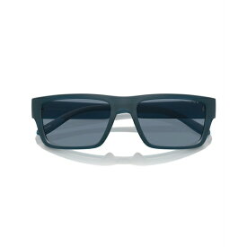アーネット メンズ サングラス・アイウェア アクセサリー Men's Polarized Sunglasses, Phoxer An4338 Frosted Blue
