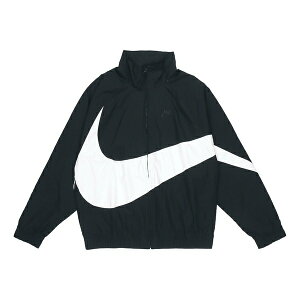 Nike iCL Y Xj[J[ yNike Big Swoosh Sportswear Cardigan Woven Stand Collar Logo Jacket Black AR3133-010z TCY US_M_XXL