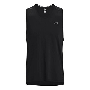 Under Armour A_[A[}[ Y Xj[J[ yUnder Armour Iso-Chill Laser Running Tank 'Black' 1376519-001z TCY US_M_XXL