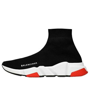 Balenciaga �o�����V�A�K �����Y �X�j�[�J�[ �yBalenciaga Speed Trainer Mid 'Black Red' 2017 530351W05G01000�z �T�C�Y US_9(27.0cm)