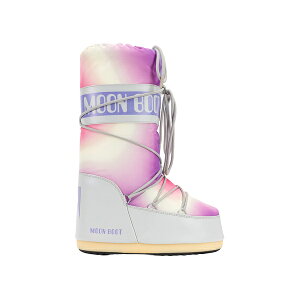 Moon Boot ���[���u�[�c ���f�B�[�X �X�j�[�J�[ �yMoon Boot Icon Boot Tie Dye Glacier Grey (Women's)�z �T�C�Y US_W_39/41 Glacier Grey