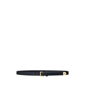 【送料無料】 ラルフローレン レディース ベルト アクセサリー PEBBLED LEATHER SKINNY BELT Midnight blue