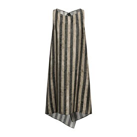 【送料無料】 マスナダ レディース ワンピース トップス Midi dresses Steel grey