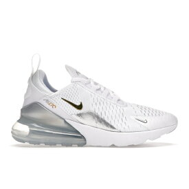 Nike ナイキ レディース スニーカー 【Nike Air Max 270】 サイズ US_11.5W(28.5cm) White Metallic Gold (Women's)