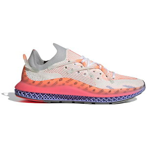adidas �A�f�B�_�X �����Y �X�j�[�J�[ �yadidas 4D Fusio Sunset�z �T�C�Y US_5(23.0cm) Chalk White/Core Black/Light Purple