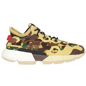 adidas AfB_X Y Xj[J[ yadidas POD-S3.2 Camo Brownz TCY US_7(25.0cm) Pyrite/Brown/Core Black