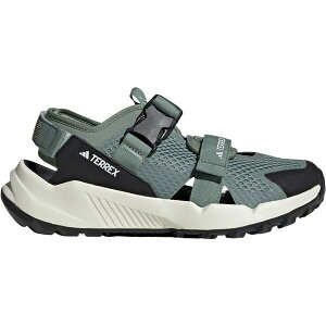 adidas AfB_X Y Xj[J[ yadidas Terrex Hydroterra At Sandals Silver Green Core Black Crystal Jadez TCY US_7(25.0cm) Silver Green/Core Black/Crystal Jade