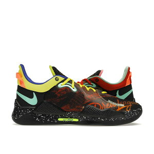 Nike �i�C�L �����Y �X�j�[�J�[ �yNike PG 5 Mismatched Multi-Color�z �T�C�Y US_8.5(26.5cm) Black/University Red-Yellow Strike-Green Glow