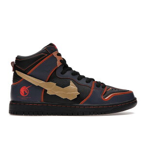 Nike �i�C�L �����Y �X�j�[�J�[ �yNike SB Dunk High RX-0 Unicorn Gundam 02 Banshee�z �T�C�Y US_6(24.0cm) Thunder Blue/Metallic Gold