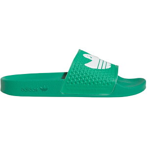 adidas �A�f�B�_�X �����Y �X�j�[�J�[ �yadidas Shmoofoil Slides Semi Court Green Cloud White�z �T�C�Y US_6(24.0cm) Semi Court Green/Semi Court Green/Cloud White