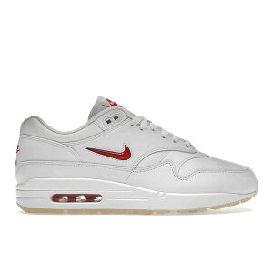 Nike �i�C�L �����Y �X�j�[�J�[ �yNike Air Max 1 Jewel Rare Ruby�z �T�C�Y US_9(27.0cm) White/University Red-University Red