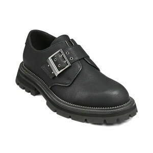 �J�[�����K�[�t�F���h �����Y �h���X�V���[�Y �V���[�Y Men's Pebble Monk Strap Shoes Black