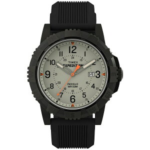^CbNX Y rv ANZT[ Men's Quartz Analog Black Silicone Watch, 45mm Black