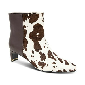 �P�l�X�R�[�� ���f�B�[�X �u�[�c �V���[�Y Women's Miranda Snip Toe Dress Booties Cow Print
