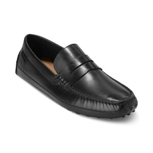 コールハーン メンズ スリッポン・ローファー シューズ Men's Davies Grand Slip On Driving Loafers Black