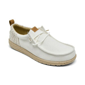 wCf[h Y Xb|E[t@[ V[Y Men's Wally Funk Woven Jacquard Slip-On Casual Moccasin Sneakers from Finish Line White, Multi