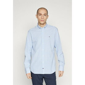 トミー ヒルフィガー メンズ シャツ トップス BUSINESS CHECK SHIRT - Formal shirt - optic white/ultra blue/multi
