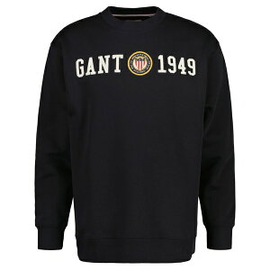 �K���g �����Y �p�[�J�[�E�X�E�F�b�g�V���c �A�E�^�[ Crest shield sweatshirt Black
