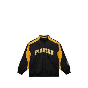 �~�b�`�F��&�l�X �����Y �W���P�b�g���u���]�� �A�E�^�[ Mlb pirates 2005 cooperstown baseball jacket Black