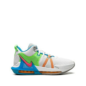 �i�C�L �����Y �X�j�[�J�[ �V���[�Y Lebron witness vii grey fog/cobblestone/laser blue/hyper pink sneakers Grey