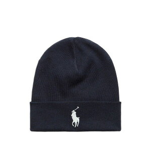 �����t���[���� �����Y �X�q �A�N�Z�T���[ Cotton embroidered-logo beanie Blue