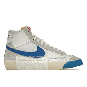 Nike �i�C�L �����Y �X�j�[�J�[ �yNike Blazer Mid 77 Remastered Photo Blue�z �T�C�Y US_9.5(27.5cm) White/White/Beach/Photo Blue