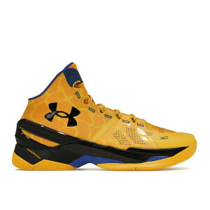 Under Armour �A���_�[�A�[�}�[ �����Y �X�j�[�J�[ �yUnder Armour Curry 2 Retro Double Bang�z �T�C�Y US_11.5(29.5cm) Gold/Yellow/Blue