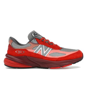 New Balance �j���[�o�����X �����Y �X�j�[�J�[ �yNew Balance 990v6 MiUSA Community Red�z �T�C�Y US_M_15 Community Red/Grey