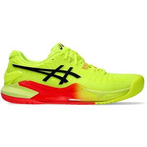ASICS �A�V�b�N�X �����Y �X�j�[�J�[ �yASICS Gel-Resolution 9 Paris�z �T�C�Y US_9.5(27.5cm) Safety Yellow/Black
